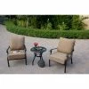 Discount ✨ Aluminum Patio Sets Darlee Madison Cast Aluminum 3 Piece Patio Conversation Set 😉