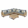 Top 10 😀 Resin Wicker Patio Sets RST Brands Mili Wicker 6 Piece Sectional Patio Conversation Set 🧨