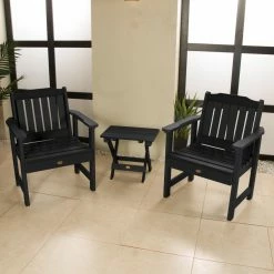 Brand new 💯 Recycled Plastic Patio Sets Highwood USA Lehigh Garden 3 Piece Patio Chat Set ❤️
