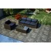 Coupon ⭐ Resin Wicker Patio Sets Harmonia Living Arden Wicker 3 Piece Patio Conversation Set 🎁