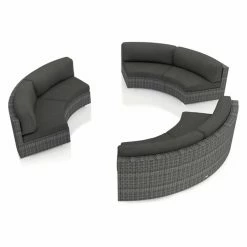 Discount 🤩 Resin Wicker Patio Sets Harmonia Living District Wicker 3 Piece Patio Conversation Set 👏