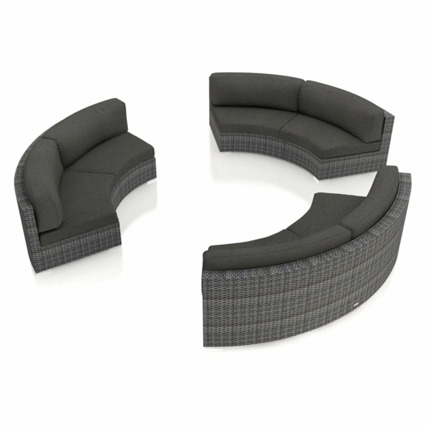 Discount ๐คฉ Resin Wicker Patio Sets Harmonia Living District Wicker 3 Piece Patio Conversation Set ๐