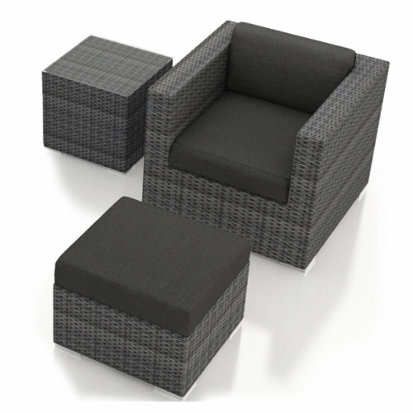 Discount ๐คฉ Resin Wicker Patio Sets Harmonia Living District Resin Wicker 3 Piece Club Chair Patio Set โค๏ธ