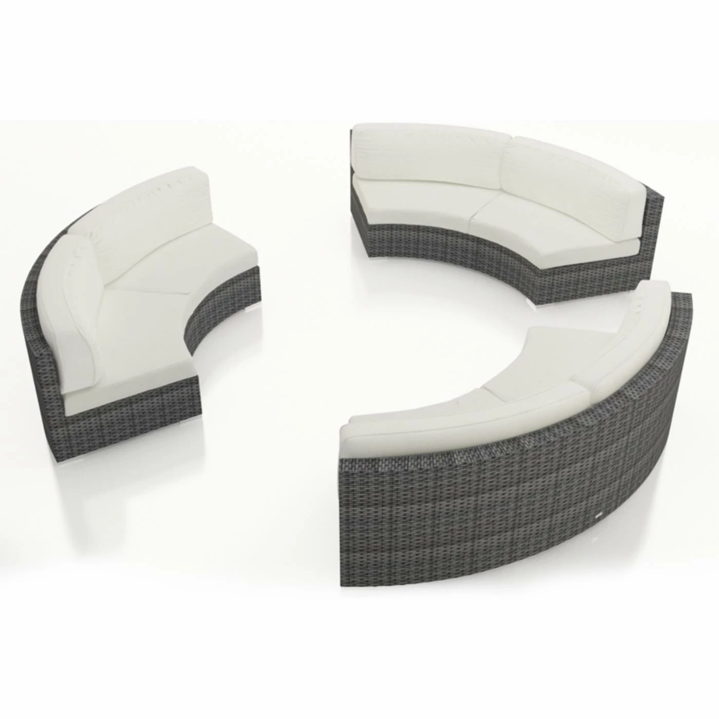Best reviews of ๐ Resin Wicker Patio Sets Harmonia Living District 3 Piece Curved Sectional Set ๐ฅฐ