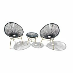 Best reviews of ๐งจ Steel Patio Sets Harmonia Living Acapulco 3 Piece Patio Chat Set ๐