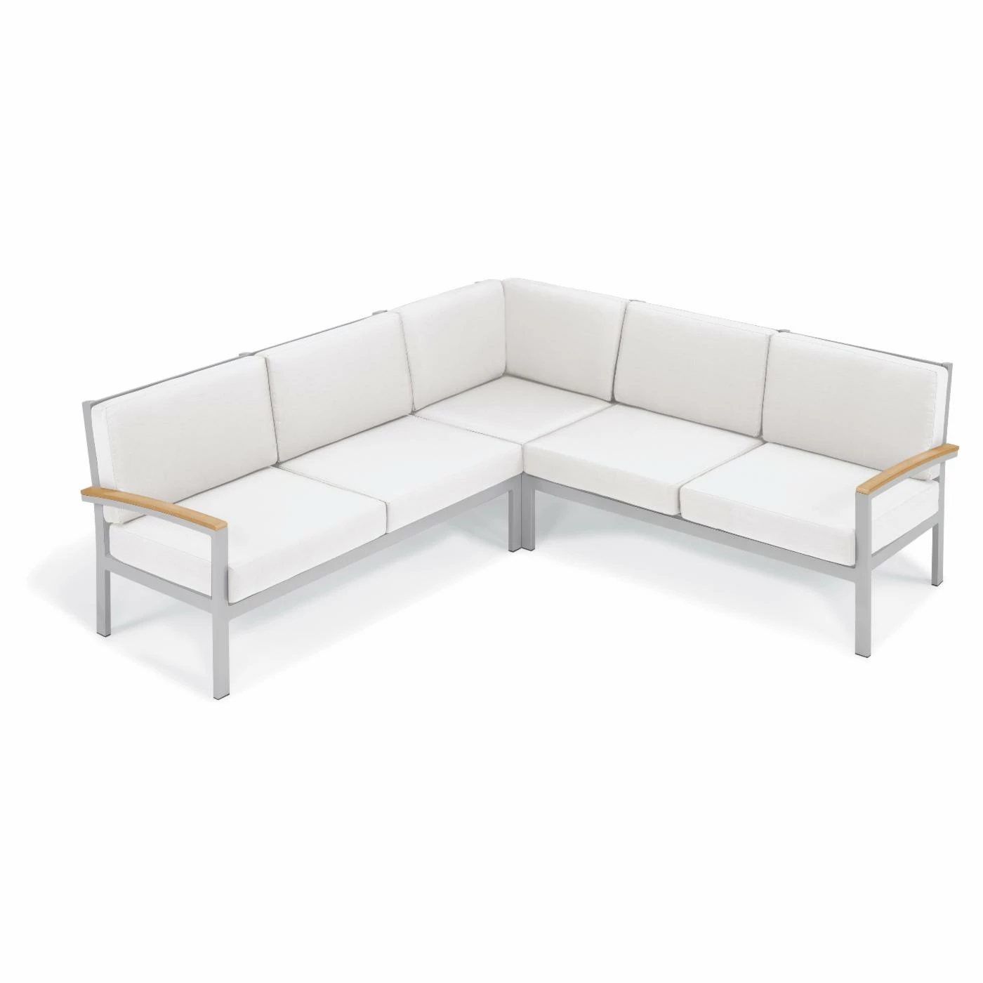 Brand new π₯° Aluminum Patio Sets Oxford Garden Travira Tekwood And Aluminum 3 Piece Loveseat Chat Set β¨