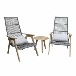 Best reviews of 🎁 Resin Wicker Patio Sets HN Outdoor Mirabel Wicker & Teak 3 Piece Basket Lounger Chat Set 🛒