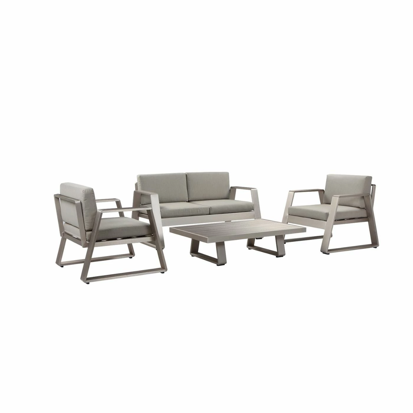Deals ๐ Aluminum Patio Sets Pangea Home Air 4 Piece Sofa Conversation Set โ