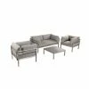Best Sale 💯 Aluminum Patio Sets Pangea Home Cloud 4 Piece Patio Conversation Set 🔔
