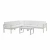 Brand new ✔️ Aluminum Patio Sets Pangea Home Karen Sectional Conversation Set 🎉