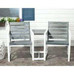Wholesale 😉 Wood Patio Sets Safavieh Jovanna Tete-a-Tete Chat Bench ⌛