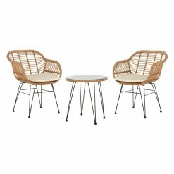 Brand new ✨ Resin Wicker Patio Sets HN Outdoor Springer Wicker 3 Piece Patio Conversation Set 🛒