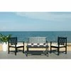 Brand new ❤️ Wood Patio Sets Safavieh Burbank Acacia Wood 4 Piece Patio Conversation Set 😍