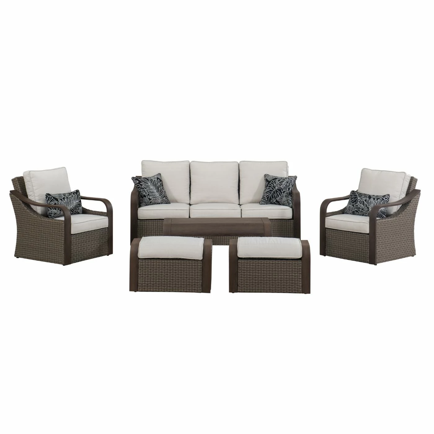 Budget ๐งจ Steel Patio Sets โ๏ธ SummerCove Rumney 6 Piece Outdoor Conversation Seating Set ๐