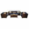 Best reviews of 🎉 Resin Wicker Patio Sets TK Classics Barbados Wicker 6 Piece Patio Conversation Set -Set Of 2 Cushion Covers ❤️