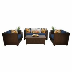 Cheap 😀 Resin Wicker Patio Sets TK Classics Barbados Wicker 7 Piece Patio Conversation Set With Storage Coffee Table And 2 Sets Of Cushion Covers ✔️