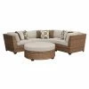 Budget 😉 Resin Wicker Patio Sets TK Classics Laguna Wicker 4 Piece Patio Conversation Set With Coffee Table And 2 Sets Of Cushion Covers 🌟