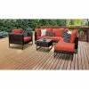 Coupon 😍 Resin Wicker Patio Sets TK Classics Barcelona 07f 7 Piece Wicker Outdoor Patio Conversation Set ⌛