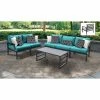Best Sale 🤩 Resin Wicker Patio Sets TK Classics Lexington 06m 6 Piece Aluminum Outdoor Patio Conversation Set 🎉