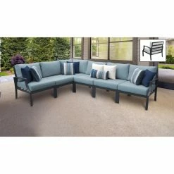 Coupon 👍 Resin Wicker Patio Sets TK Classics Lexington 06v 6 Piece Aluminum Outdoor Patio Conversation Set 🥰