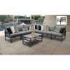 Outlet ✔️ Resin Wicker Patio Sets TK Classics Lexington 08a 8 Piece Aluminum Outdoor Patio Conversation Set 🧨