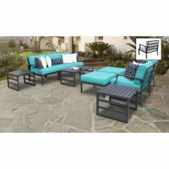 Top 10 ✔️ Resin Wicker Patio Sets TK Classics Lexington 10c 10 Piece Aluminum Outdoor Patio Conversation Set 🤩