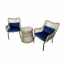 Cheap 😉 Resin Wicker Patio Sets TK Classics 3-Piece Wicker & Aluminum Conversation Set 👍
