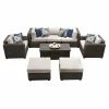 Best reviews of 😍 Resin Wicker Patio Sets TK Classics Venice Wicker 8 Piece Patio Conversation Set With Ottoman And 2 Sets Of Cushion Covers 💯