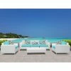Best reviews of 🛒 Resin Wicker Patio Sets TK Classics Miami Wicker 6 Piece Patio Conversation Set With Club Chairs 🔥