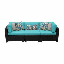 Hot Sale 🥰 Resin Wicker Patio Sets TK Classics Belle 3-Piece Outdoor Wicker Patio Conversation Set 👏