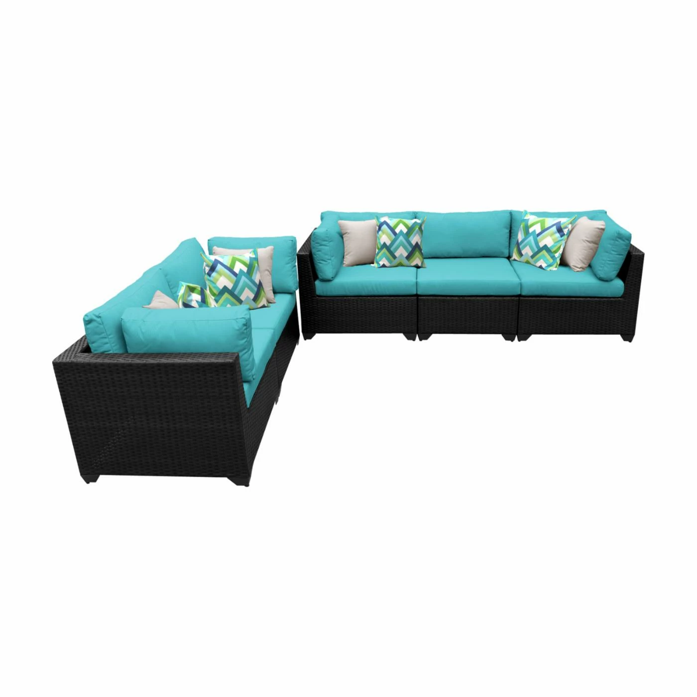 Best Sale ๐ Resin Wicker Patio Sets TK Classics Belle 5-Piece Outdoor Wicker Patio Conversation Set ๐