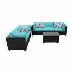 Brand new 🛒 Resin Wicker Patio Sets TK Classics Belle 6-Piece Outdoor Wicker Patio Conversation Set ❤️