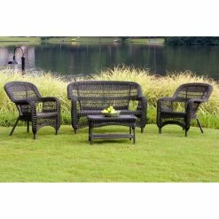 Cheap ๐คฉ Tortuga Outdoor Resin Wicker Patio Sets Tortuga Portside 4 Piece Conversation Set โญ