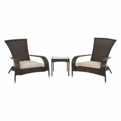 Best reviews of 👏 Resin Wicker Patio Sets Patio Sense Coconino Wicker 3 Piece Patio Conversation Set 🌟