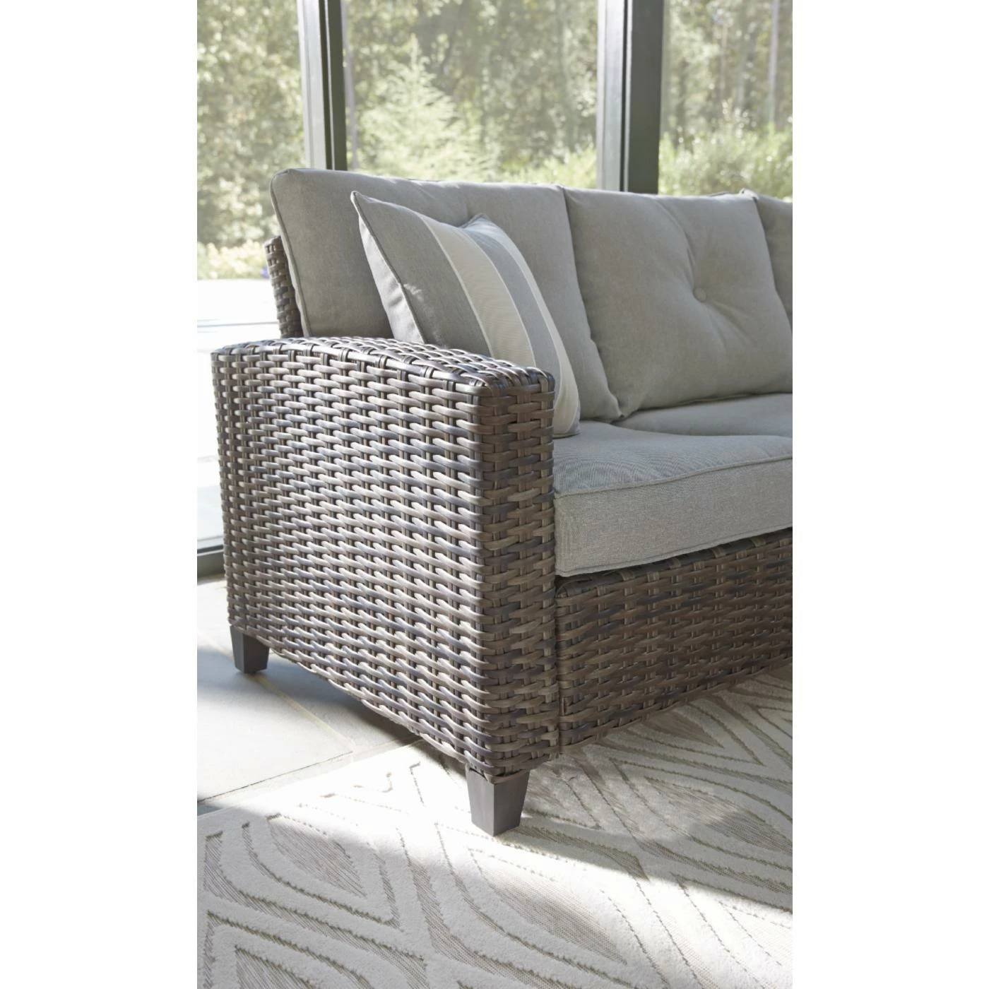 Coupon ๐ Resin Wicker Patio Sets Signature Design By Ashley Cloverbrooke Outdoor 4 Piece Conversation Set ๐ฏ - Image 5