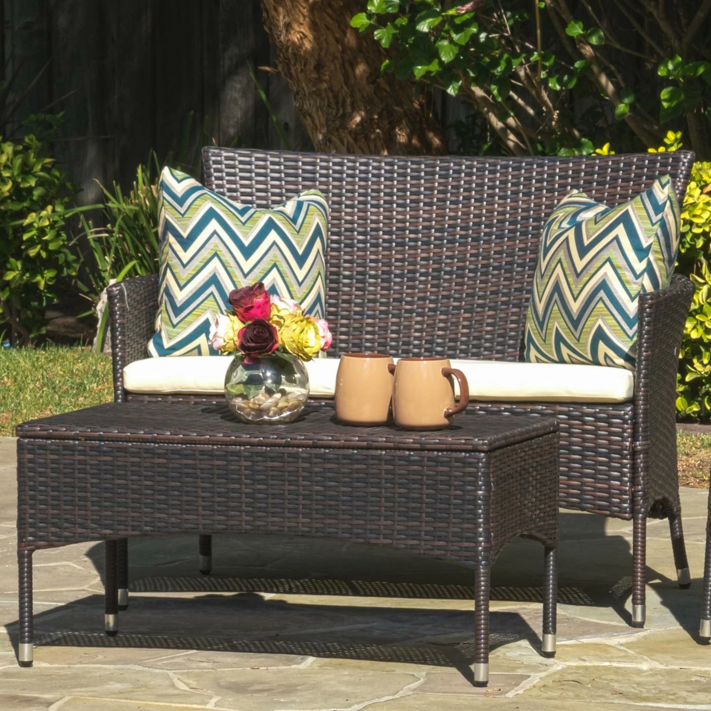 Buy βοΈ Best Selling Home Resin Wicker Patio Sets Malta 2 Piece Patio Conversation Set 𧨠- Image 5