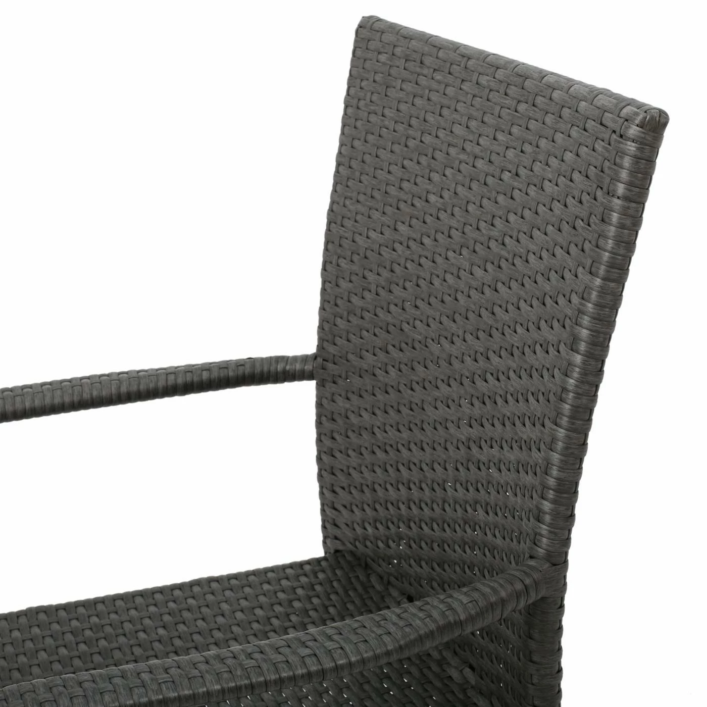 Cheap ๐ Best Selling Home Decor Resin Wicker Patio Sets Nicoleta Outdoor Wicker 2 Seater Stacking Chair Chat Set - Gray ๐ - Image 5