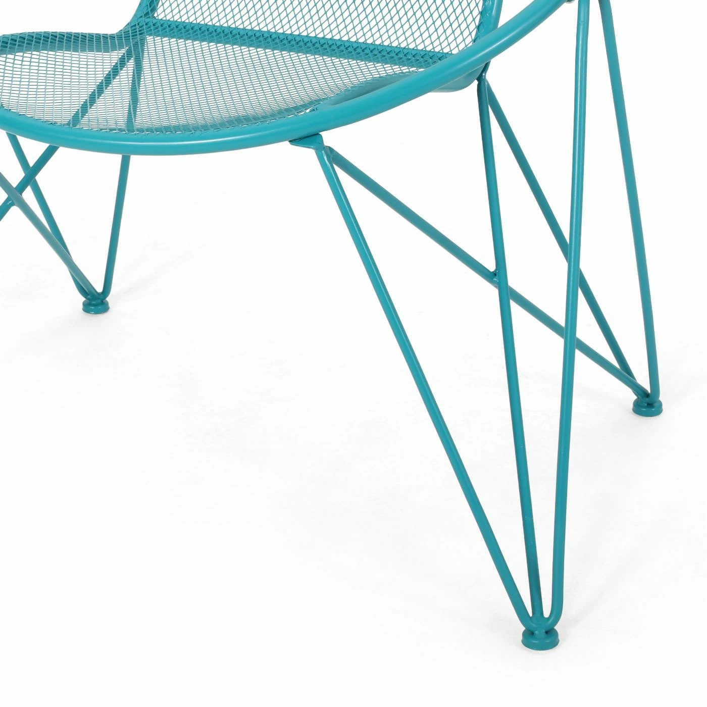 Best Sale ✔️ Best Selling Home Decor Wrought Iron Patio Sets Philomena Outdoor Iron 2 Seater Chat Set - Matte Black 💯 - Image 5