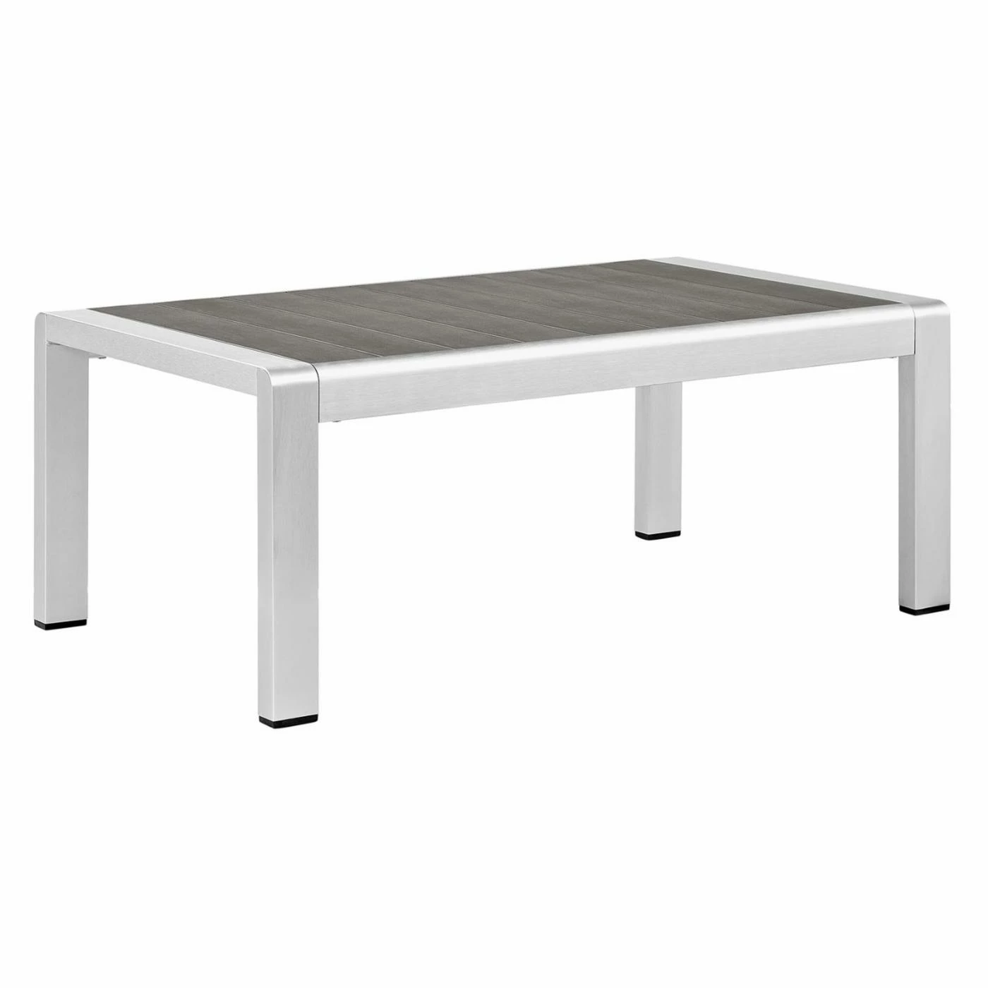 Deals ๐ฅ Aluminum Patio Sets Modway Shore Aluminum 4 Piece Poolside Patio Sectional Sofa Set ๐ - Image 5