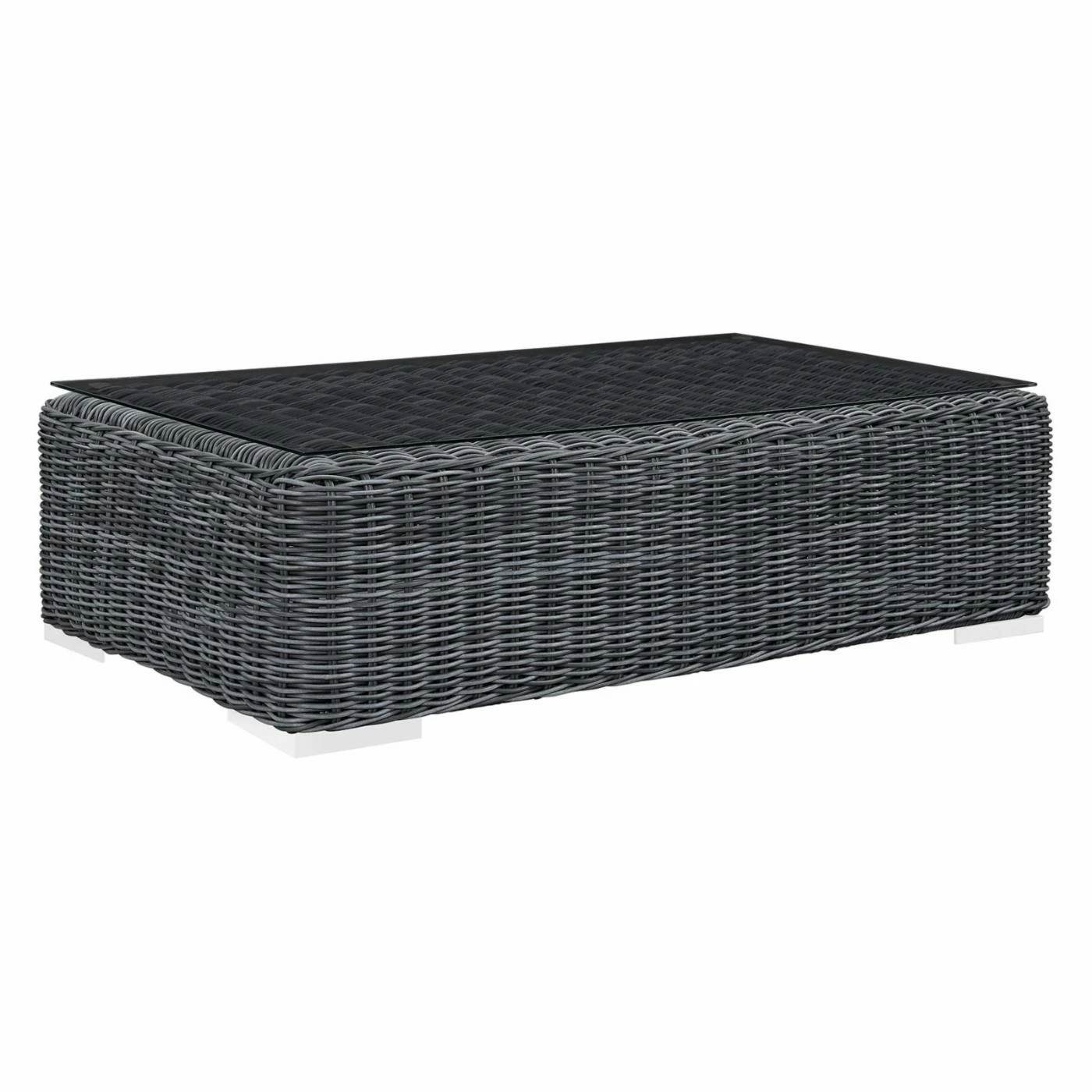 Coupon ๐ Resin Wicker Patio Sets Modway Summon 5 Piece Sunbrella Outdoor Patio Loveseat Conversation Set ๐ - Image 5