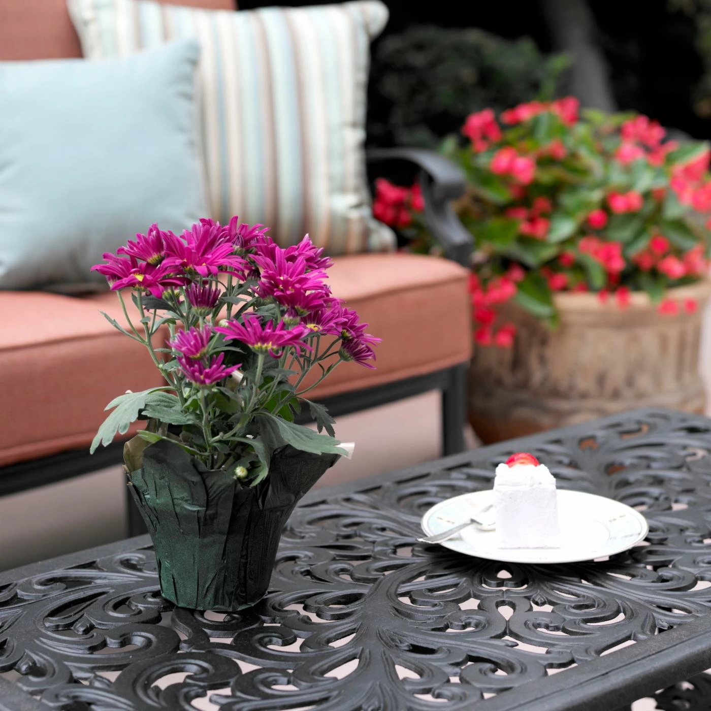 Wholesale ๐ Aluminum Patio Sets Darlee St. Cruz Cast Aluminum 4 Piece Conversation Set โจ - Image 5