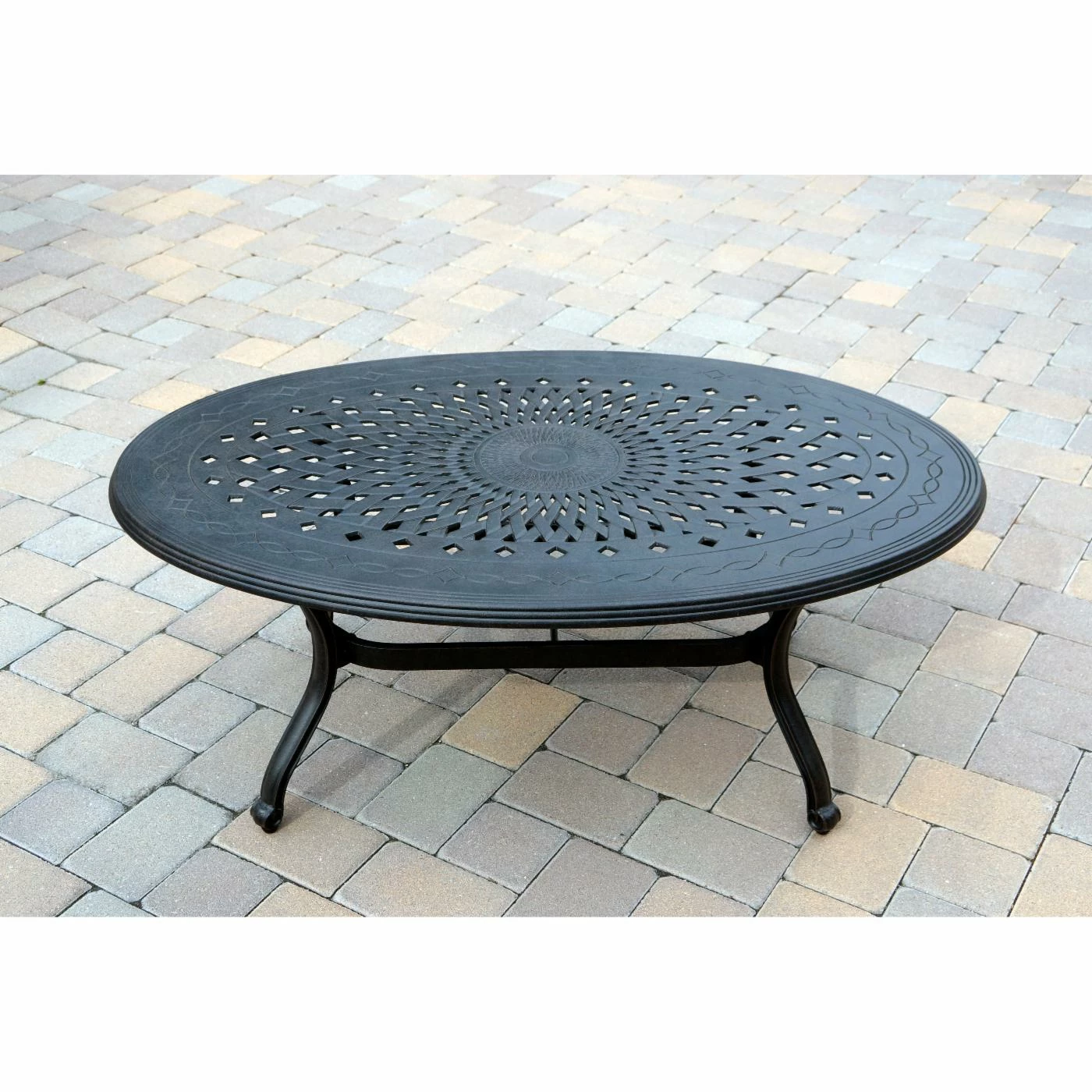 Flash Sale ๐ Aluminum Patio Sets Darlee Elisabeth 6 Piece Sofa Conversation Set With Oval Coffee Table โค๏ธ - Image 5