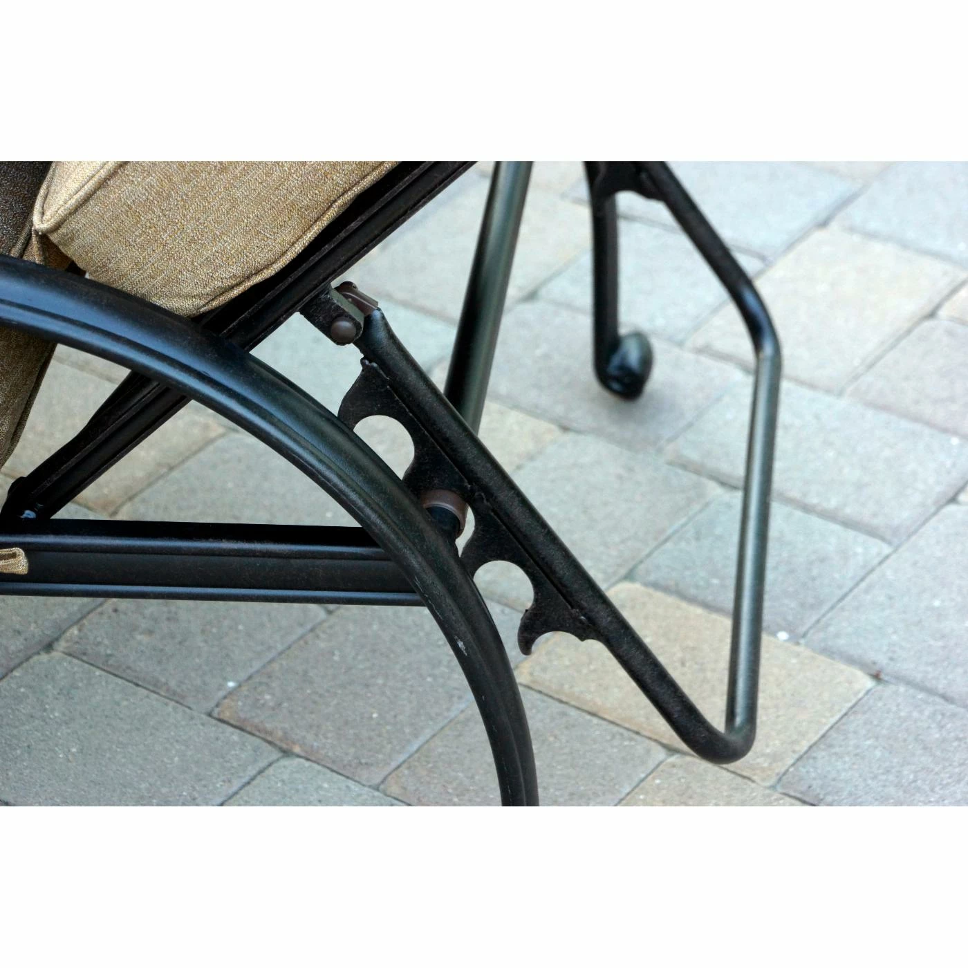 Outlet ๐ฅ Aluminum Patio Sets Darlee Nassau 5 Piece Adjustable Club Chair And Ottoman Conversation Set With Ice Bucket Side Table ๐ฅฐ - Image 5