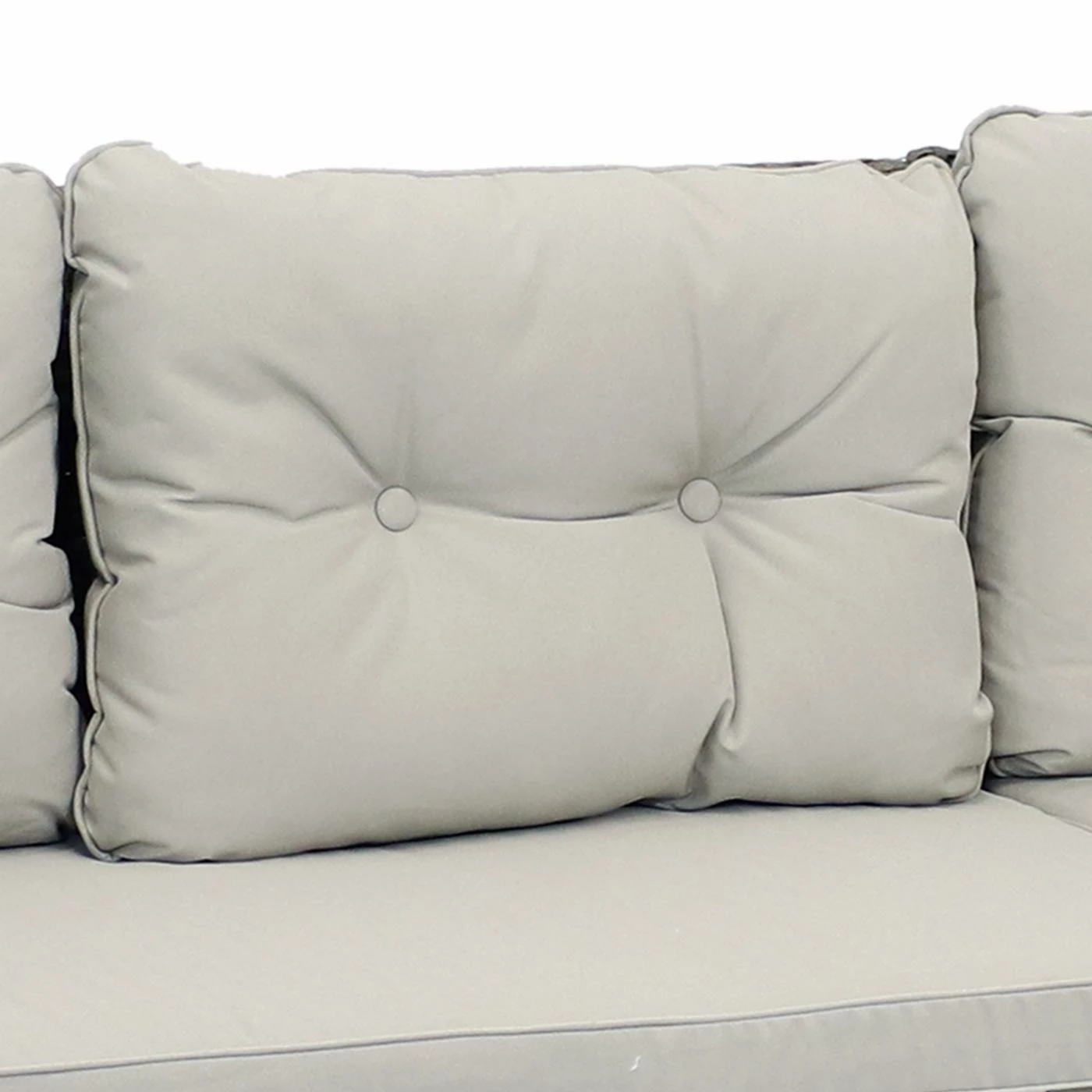 Discount β¨ Sunnydaze Decor Resin Wicker Patio Sets Sunnydaze Longford Rattan 4 Piece Patio Sectional Set With Chaise Lounge - Slate Gray π - Image 5