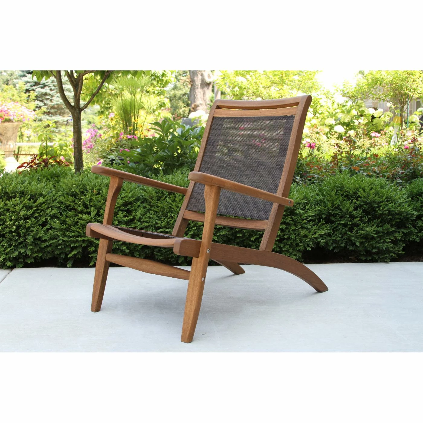 Best reviews of ๐ Wood Patio Sets Vineyard Eucalyptus And Sling 3 Piece Round Table Lounge Conversation Set ๐ - Image 5