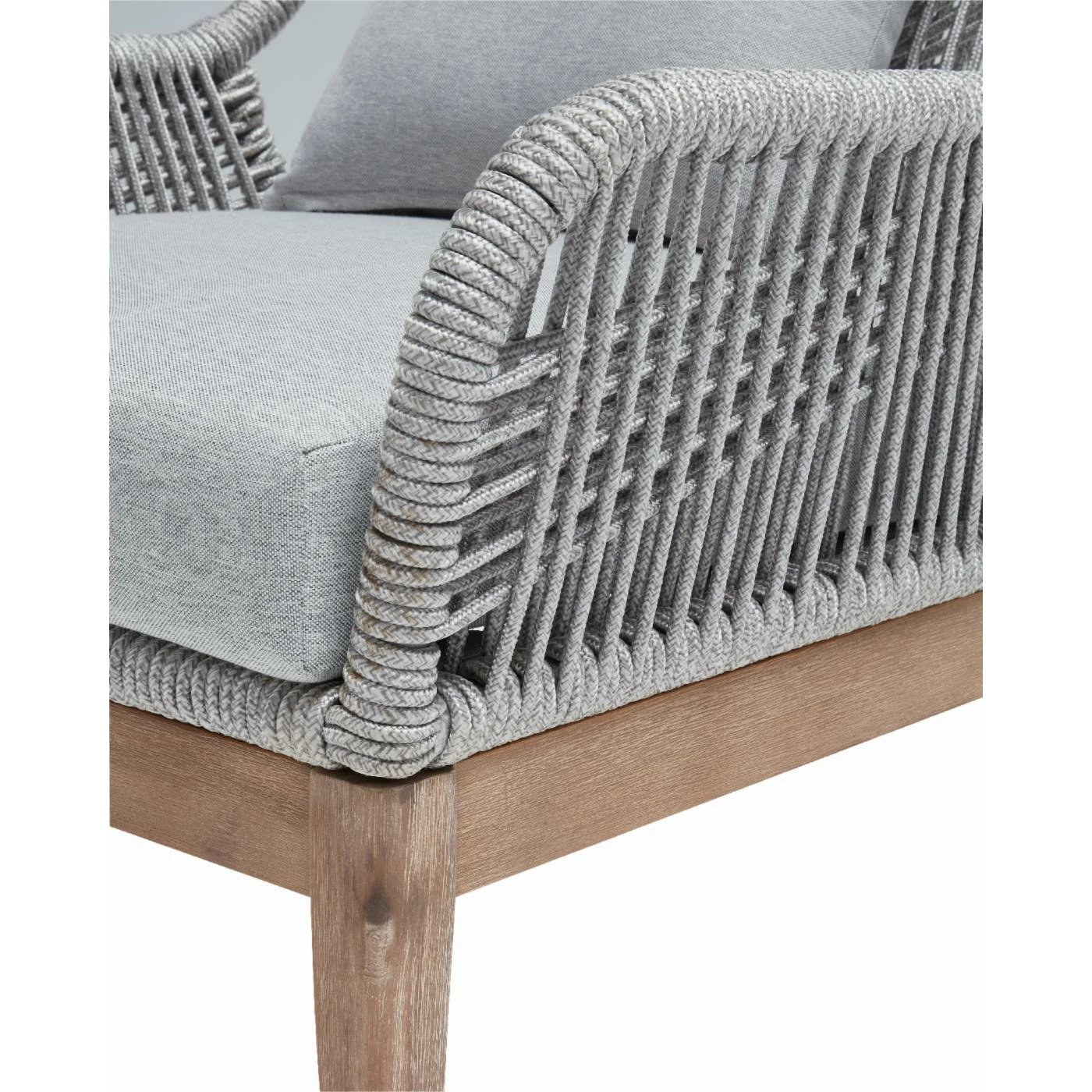 New ๐ Wood Patio Sets Progressive Furniture Morning Glory 4 Piece Rope/Aluminum Patio Coversation Set ๐ - Image 4